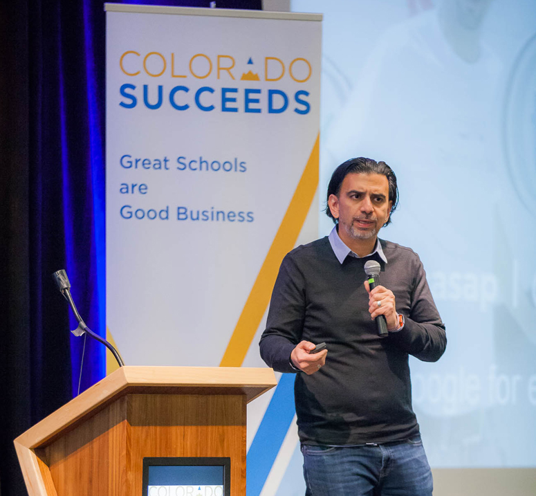 Jaime Casap Google Chief Education Evangelist at Colorado Succeeds luncheon||