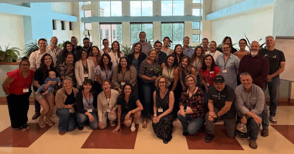 A photograph of the 2025 talent academy graduates